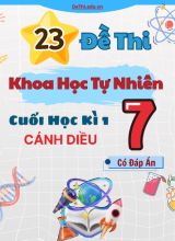 Tổng hợp 23 Đề thi KHTN 7 cuối Kì 1 Cánh Diều (Kèm đáp án)